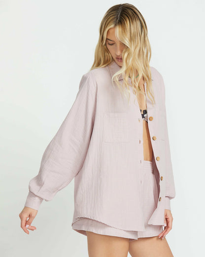 Billabong Sweet Swell Long Sleeve Shirt - Haze