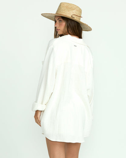 Billabong Sweet Swell Long Sleeve Shirt - Salt Crystal