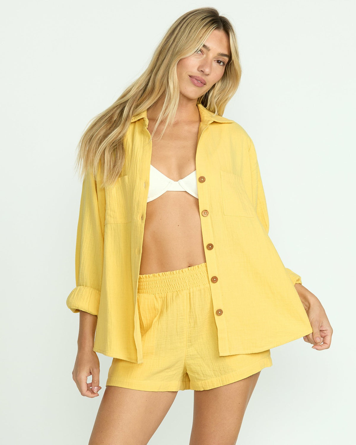 Billabong Sweet Swell Long Sleeve Shirt - Fresh Squeezed