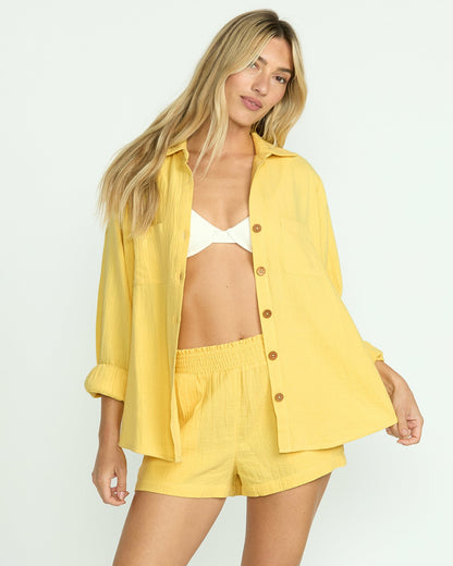 Billabong Sweet Swell Long Sleeve Shirt - Fresh Squeezed