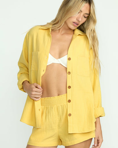 Billabong Sweet Swell Long Sleeve Shirt - Fresh Squeezed