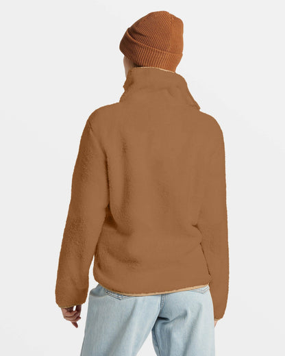 Billabong Switchback Mock Neck Fleece - Sandalwood