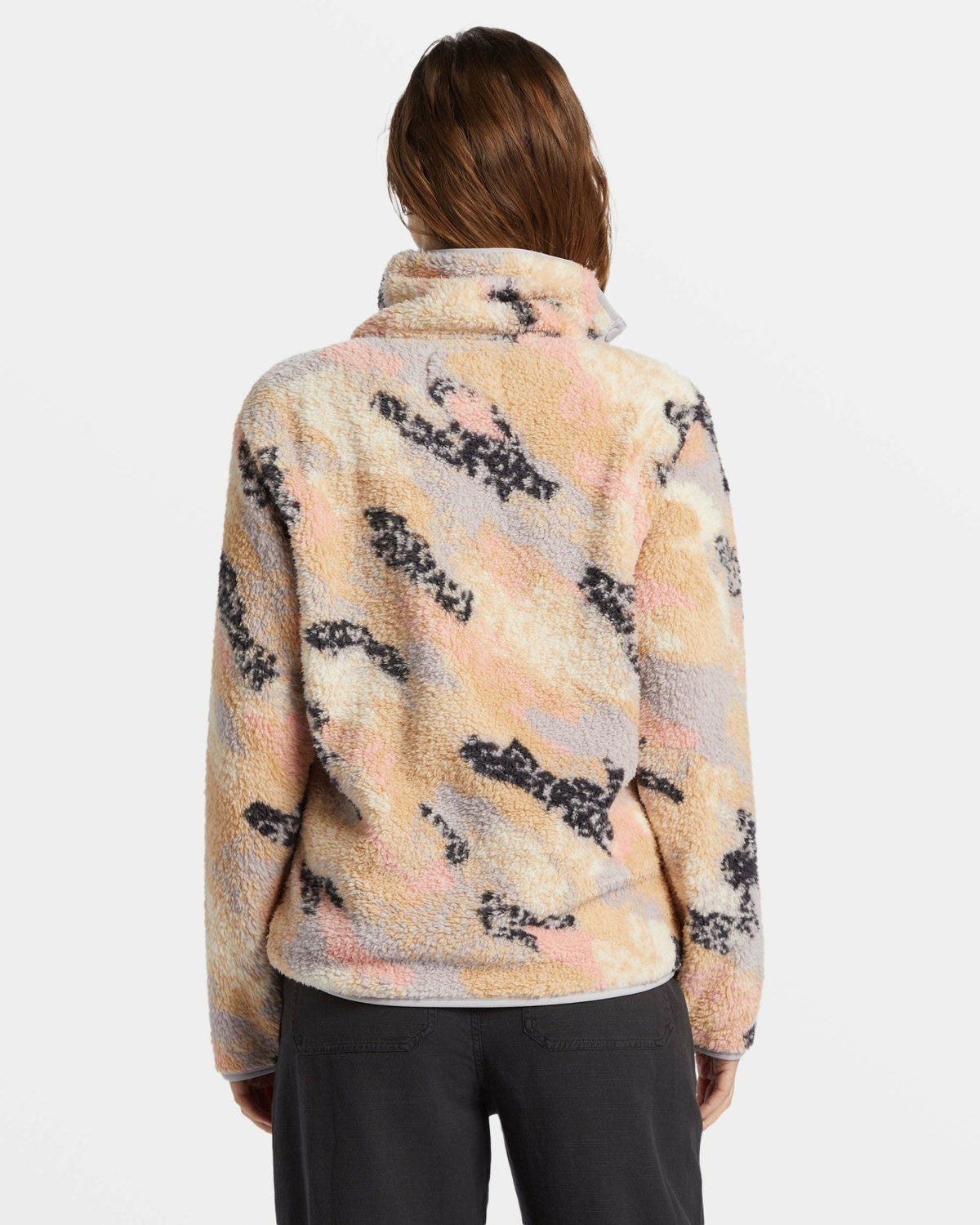 Billabong Switchback Mock Neck Fleece - Summer Rain