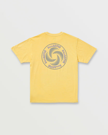 Billabong Swivel Premium Wave Wash Tee - Lemon