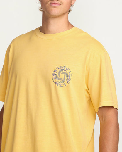 Billabong Swivel Premium Wave Wash Tee - Lemon
