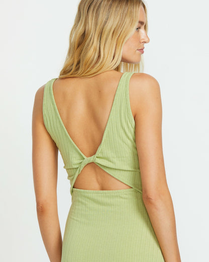 Billabong Take A Look Reversible Dress - Avocado