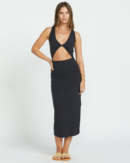 Billabong Take A Look Reversible Dress - Black Sands