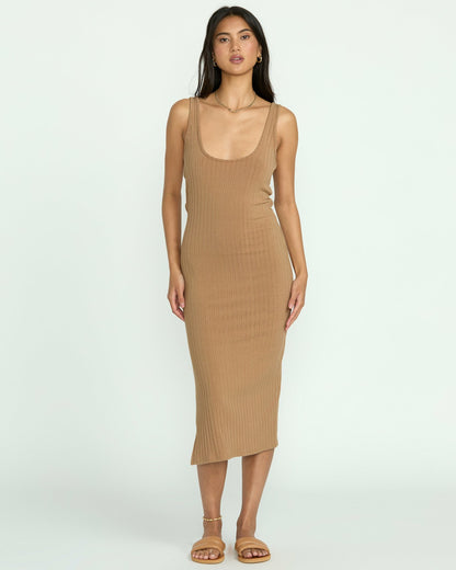 Billabong Take A Look Reversible Dress - Rose Brown