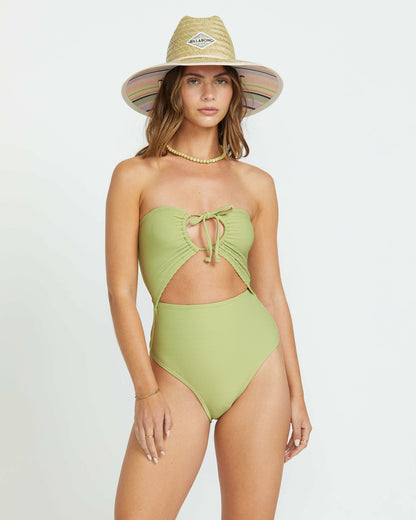 Billabong Tanlines Andrew One-Piece Swimsuit - Avocado