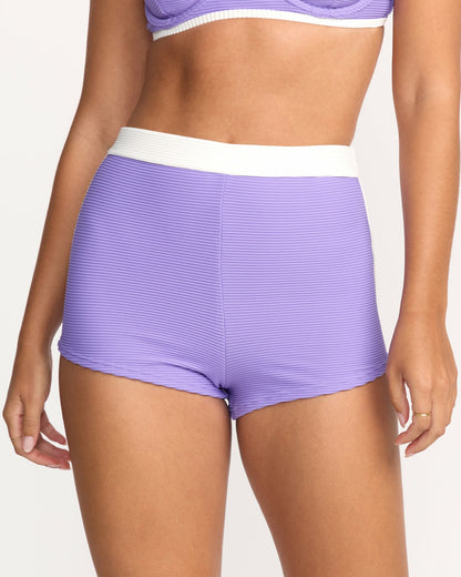 Billabong Tanlines Surf Short Bikini Bottom - Purple Punch