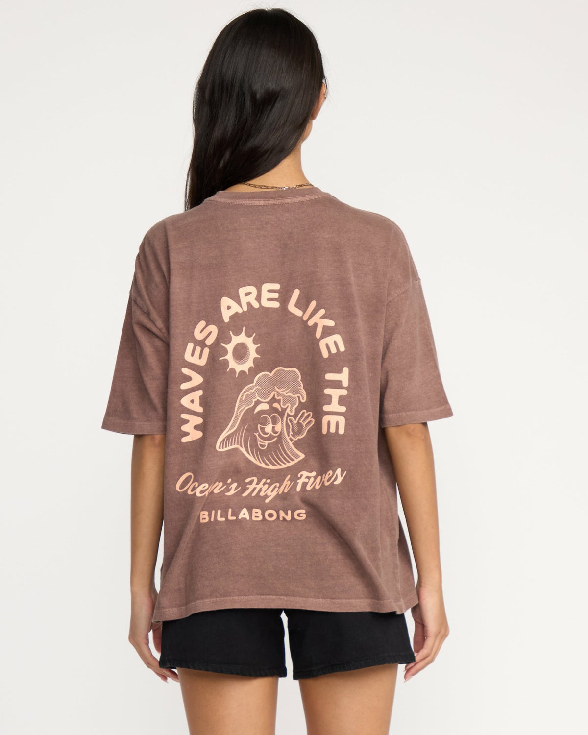 Billabong The Great Waves T-Shirt - Espresso