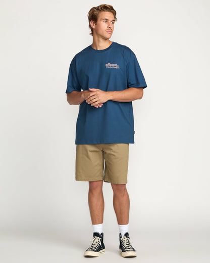Billabong The Hunt Regular Tee - Deep Blue