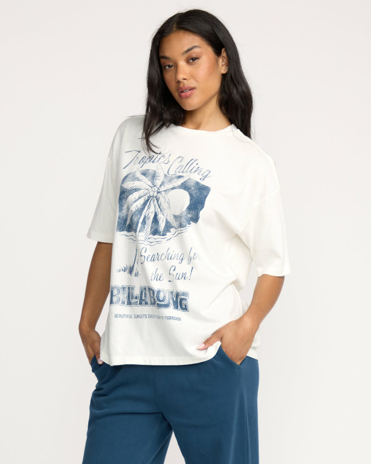 Billabong This Sunny Time T-Shirt - Salt Crystal