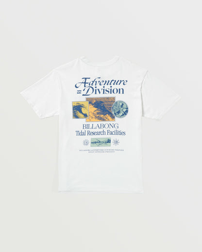 Billabong Tidel Research A/Div Tee - White