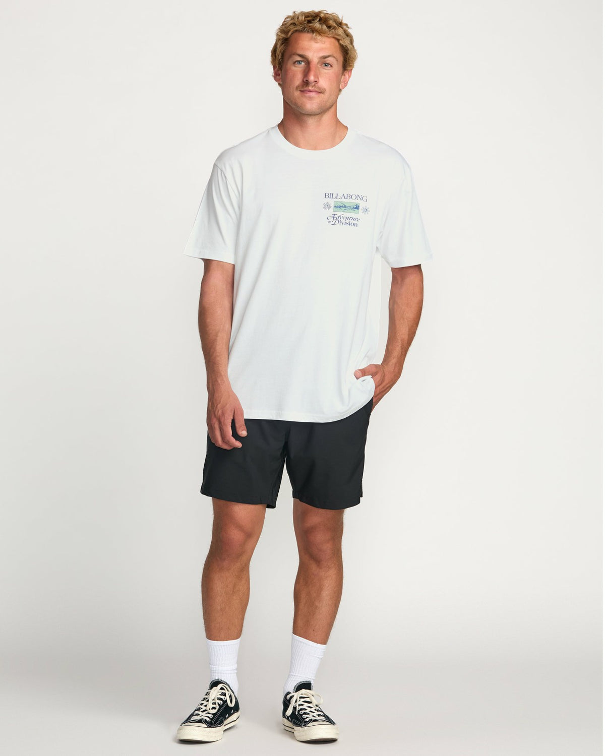Billabong Tidel Research A/Div Tee - White