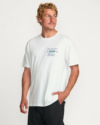 Billabong Tidel Research A/Div Tee - White
