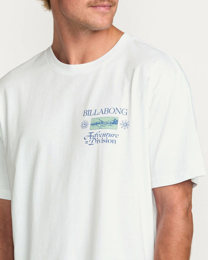 Billabong Tidel Research A/Div Tee - White