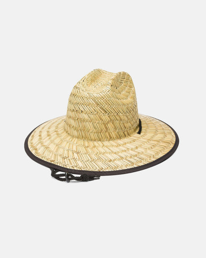 Billabong Tides Print Straw Hat - Black