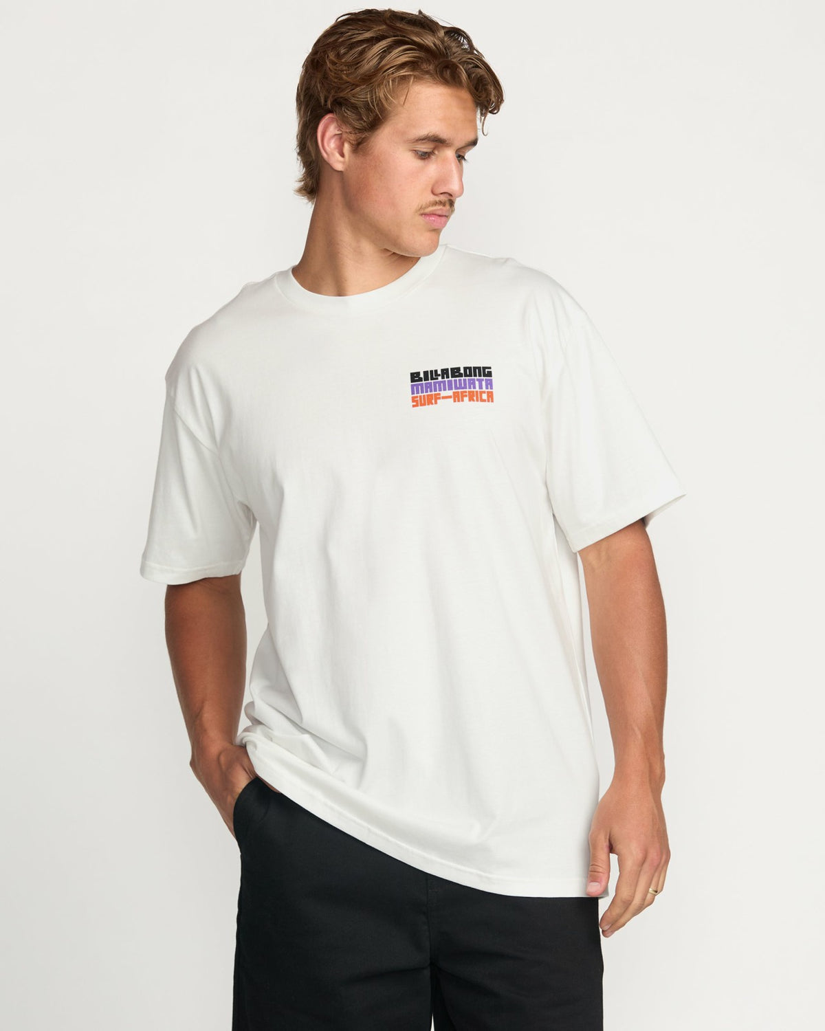 Billabong Billabong x Mami Wata Time Before Memory Regular Tee - Off White