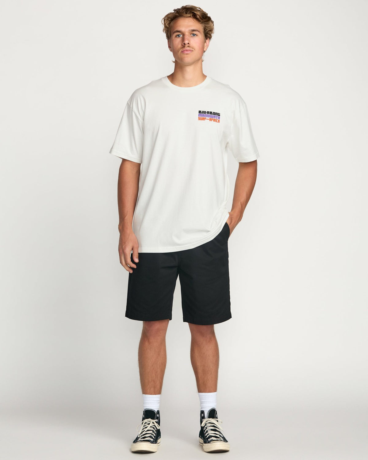 Billabong Billabong x Mami Wata Time Before Memory Regular Tee - Off White