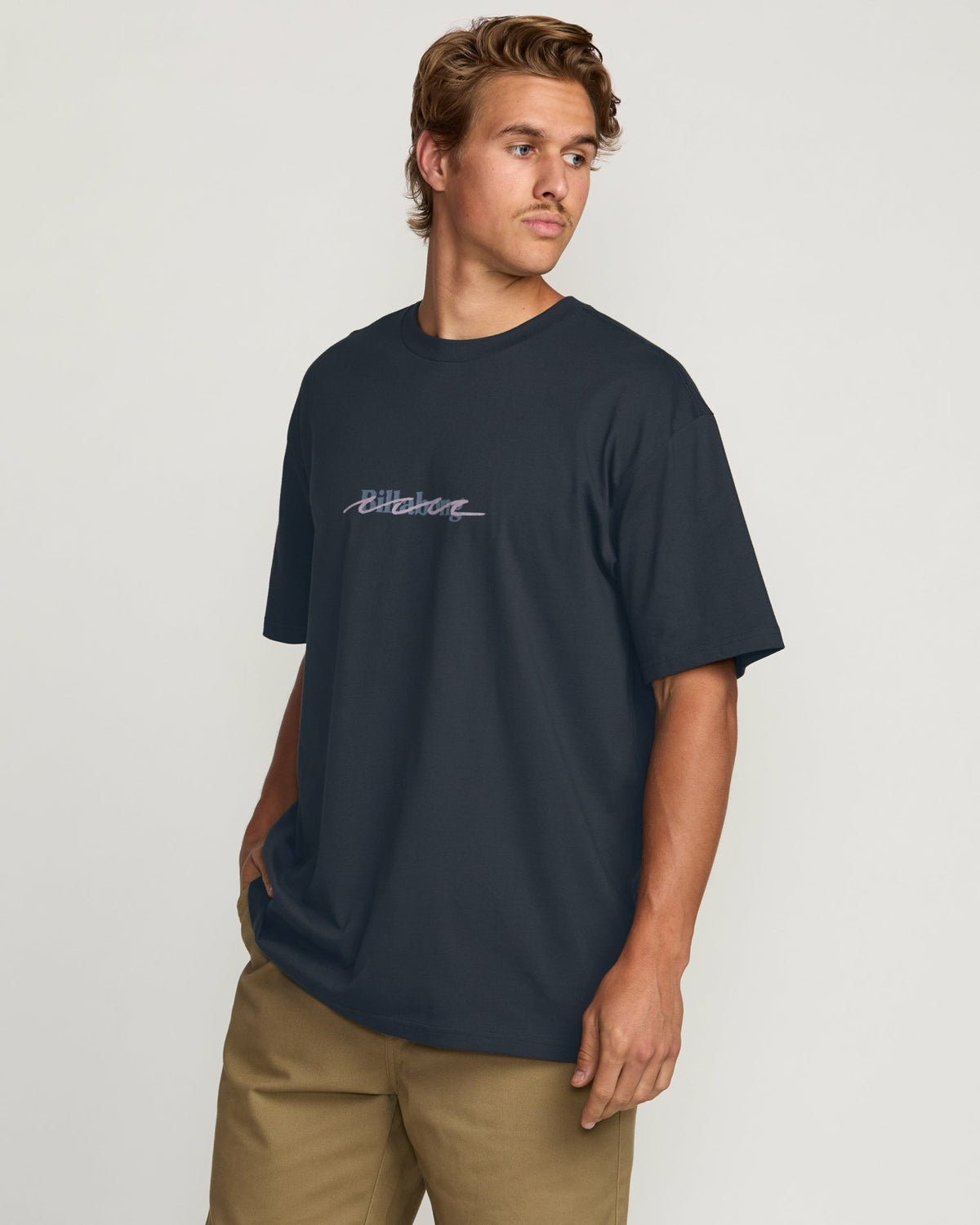 Billabong Triple Up Regular Tee - Aged Indigo