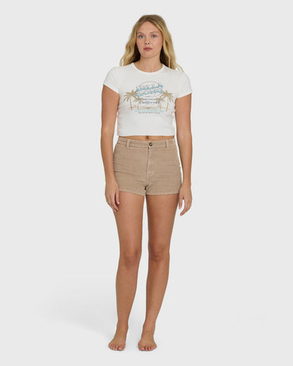 Billabong Tropics Sunset California Tee - Salt Crystal