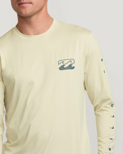 Billabong Unity Loose Fit Long Sleeve Surf Tee - Desert Sand