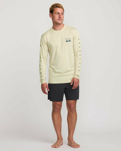 Billabong Unity Loose Fit Long Sleeve Surf Tee - Desert Sand