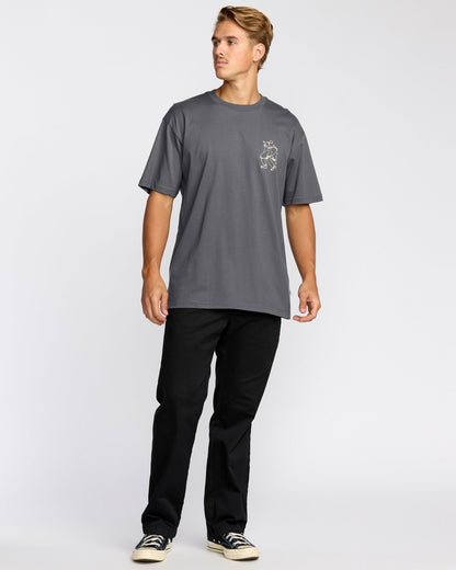 Billabong Up The Beach Regular Short Sleeve T-Shirt - Char