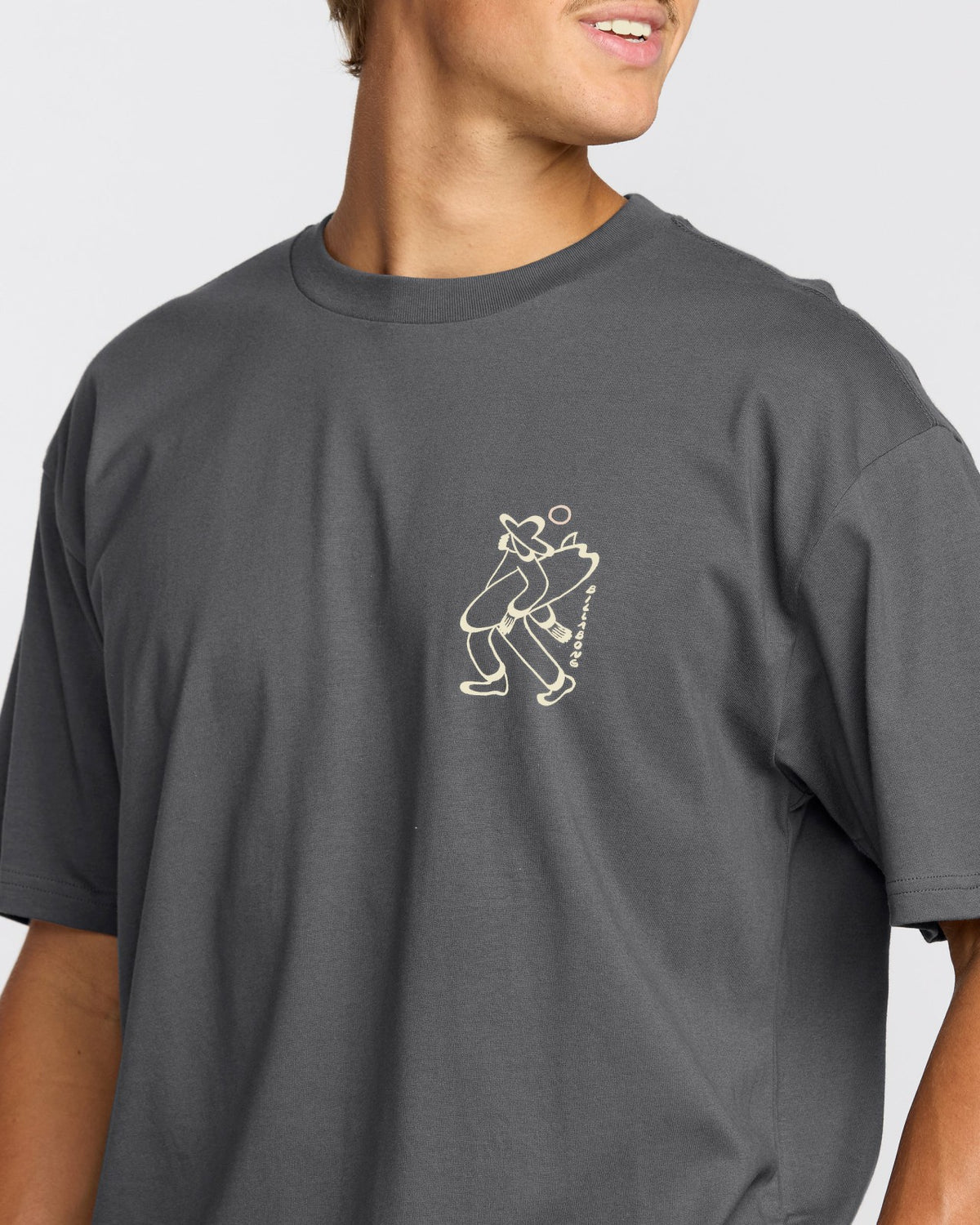 Billabong Up The Beach Regular Short Sleeve T-Shirt - Char