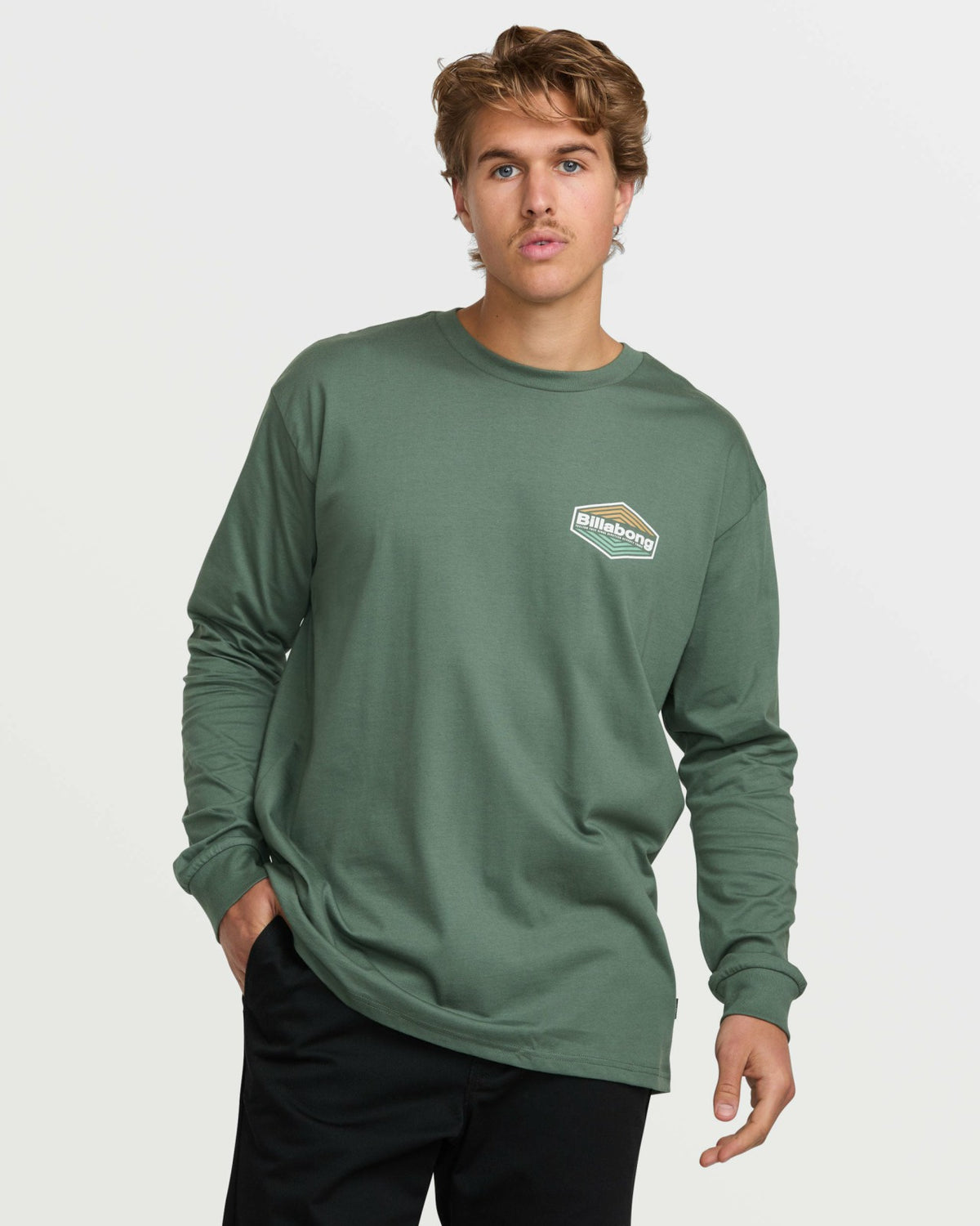Billabong Walled Regular Long Sleeve Tee - Dark Slate