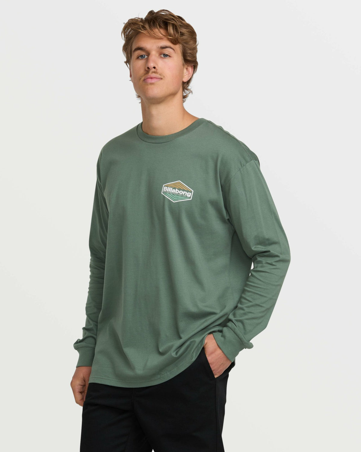 Billabong Walled Regular Long Sleeve Tee - Dark Slate
