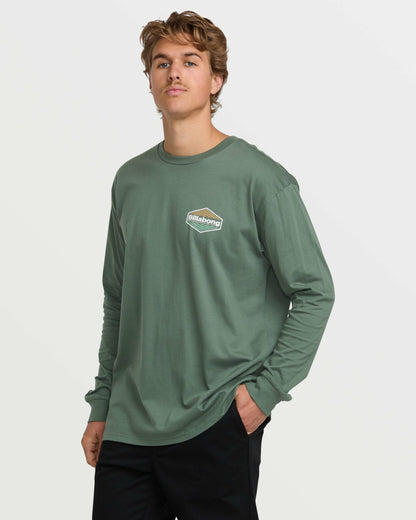 Billabong Walled Regular Long Sleeve Tee - Dark Slate