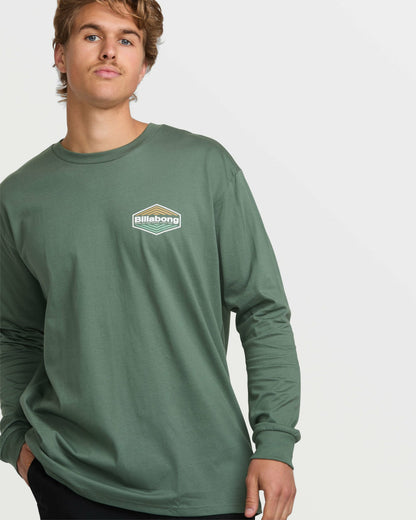 Billabong Walled Regular Long Sleeve Tee - Dark Slate