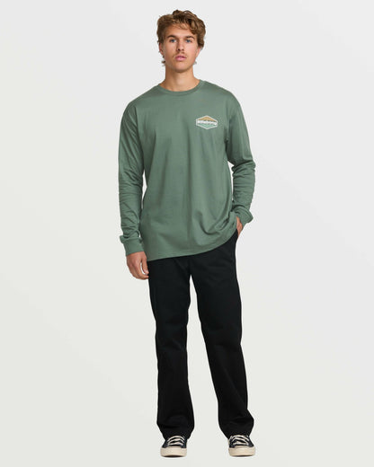 Billabong Walled Regular Long Sleeve Tee - Dark Slate
