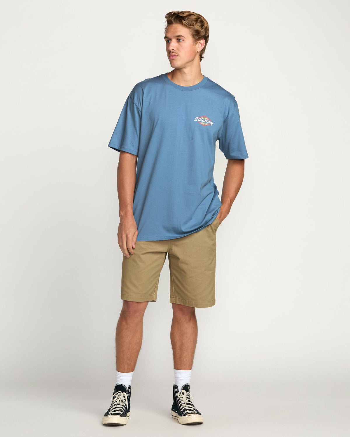 Billabong Walled Regular Tee - Carolina Blue