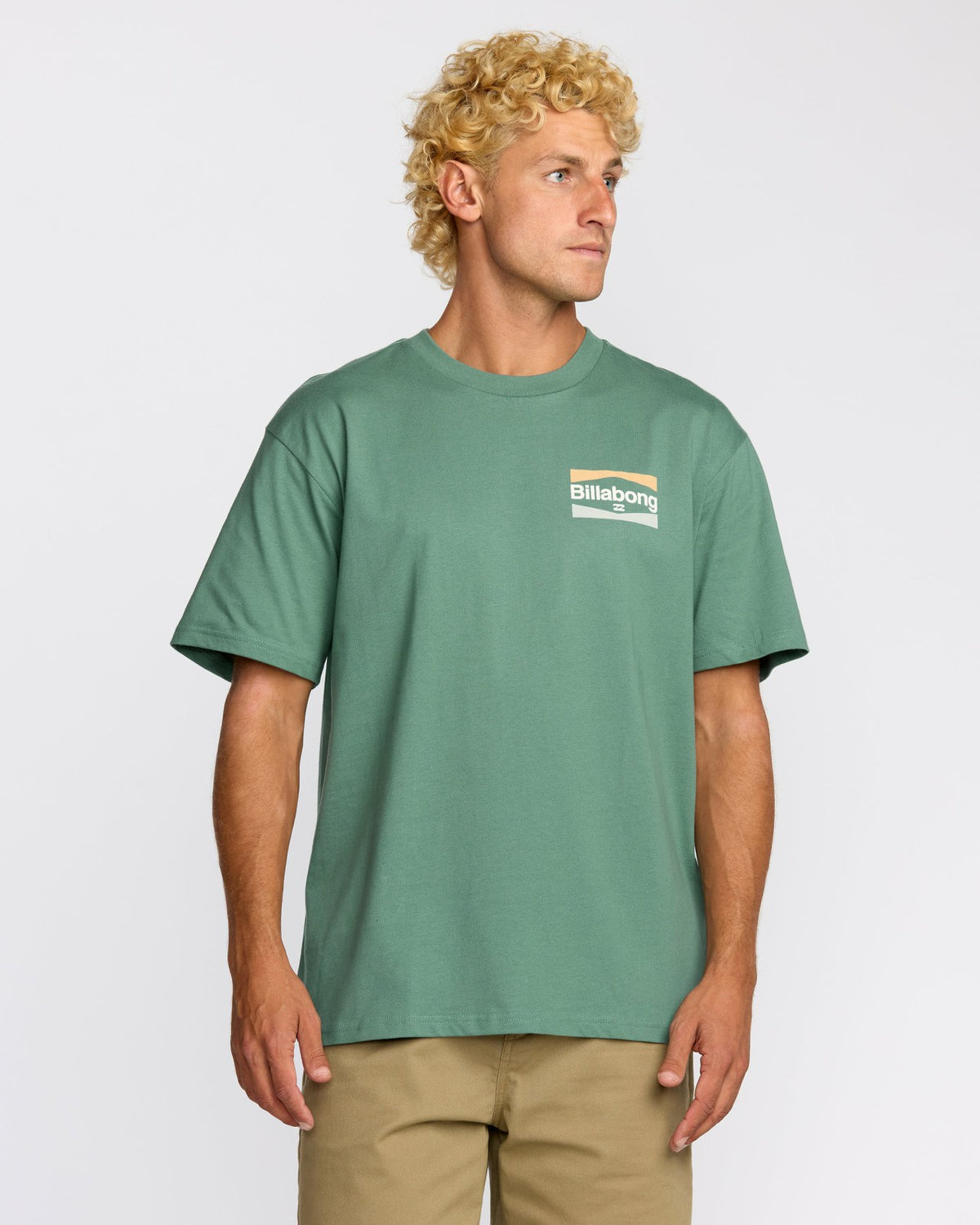 Billabong Walled Regular Short Sleeve T-Shirt - Sage Green