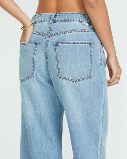 Billabong Washed By The Sun Denim Pants - Cali Blue