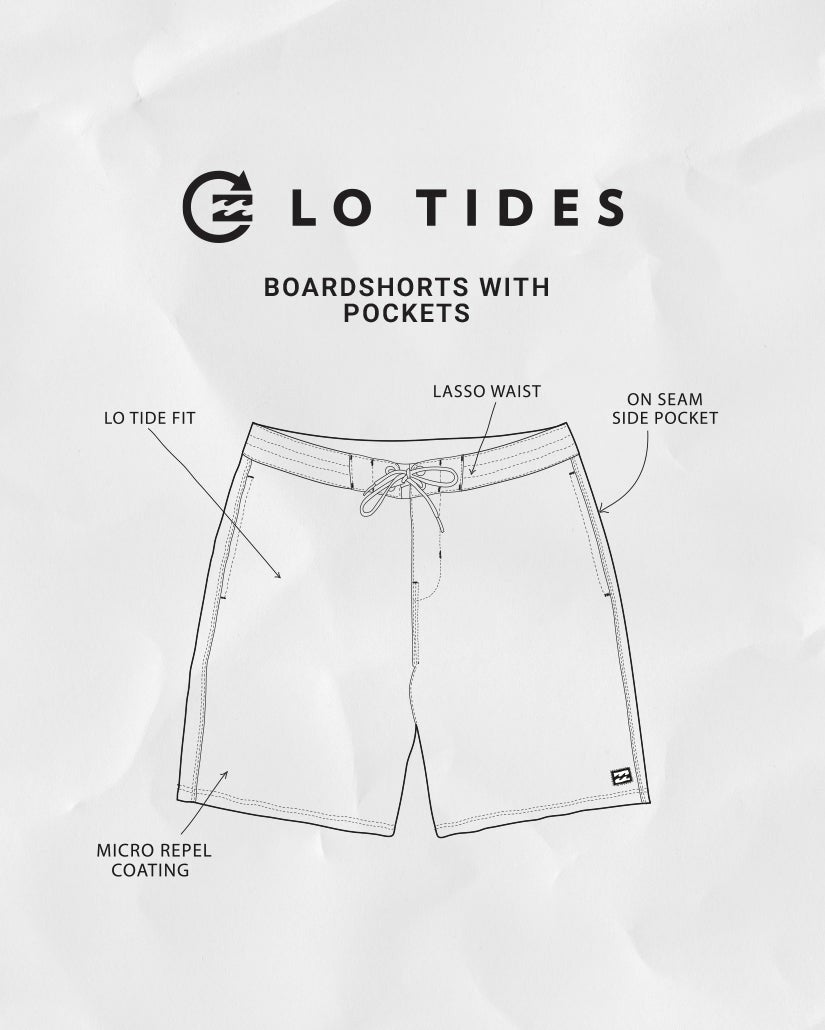 Billabong Wategos Lo Tide 19" Boardshorts - Brown