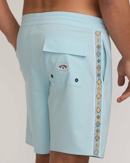 Billabong Wategos Lo Tide 19" Boardshorts - Dusty Blue