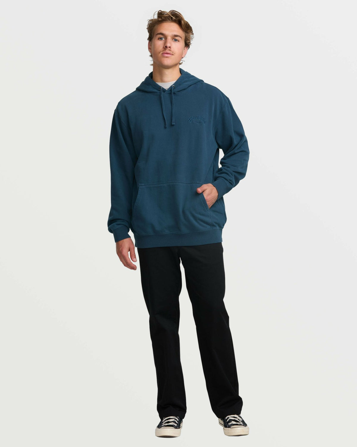 Billabong Wave Washed Pullover Sweatshirt - Midnight