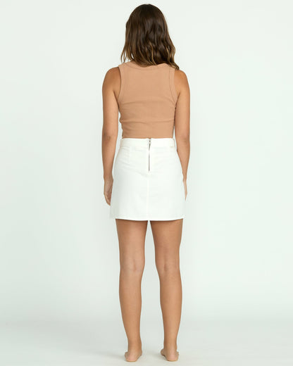 Billabong Wave Washed Skirt - Salt Crystal