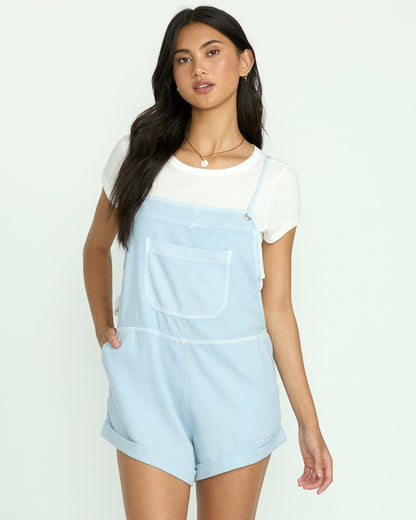 Billabong Wild Pursuit Romper - Washed Chambray