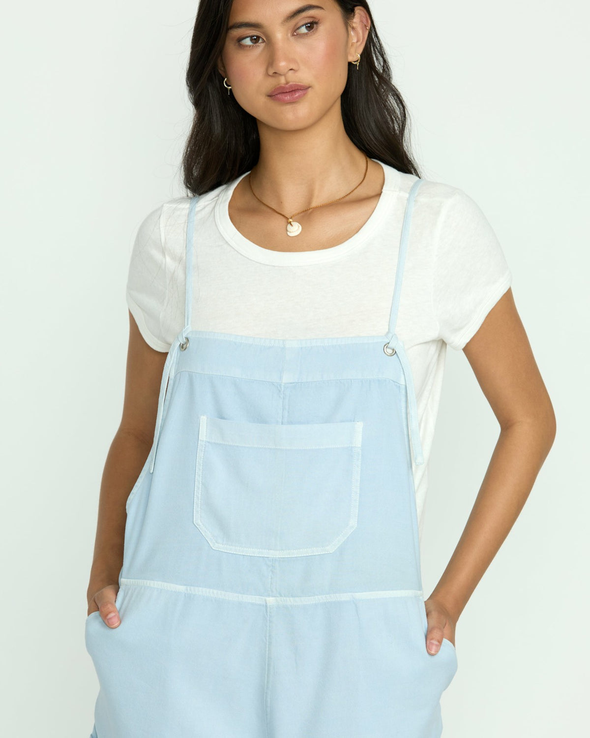 Billabong Wild Pursuit Romper - Washed Chambray