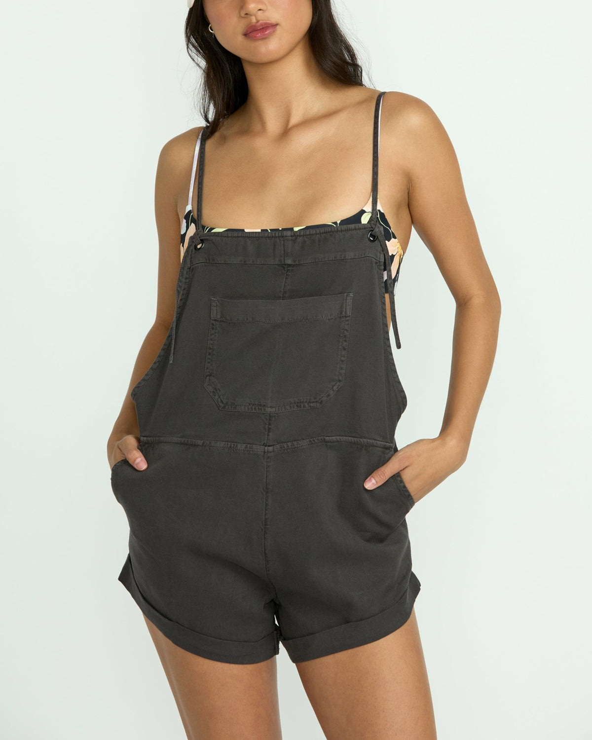 Billabong Wild Pursuit Romper - Off Black