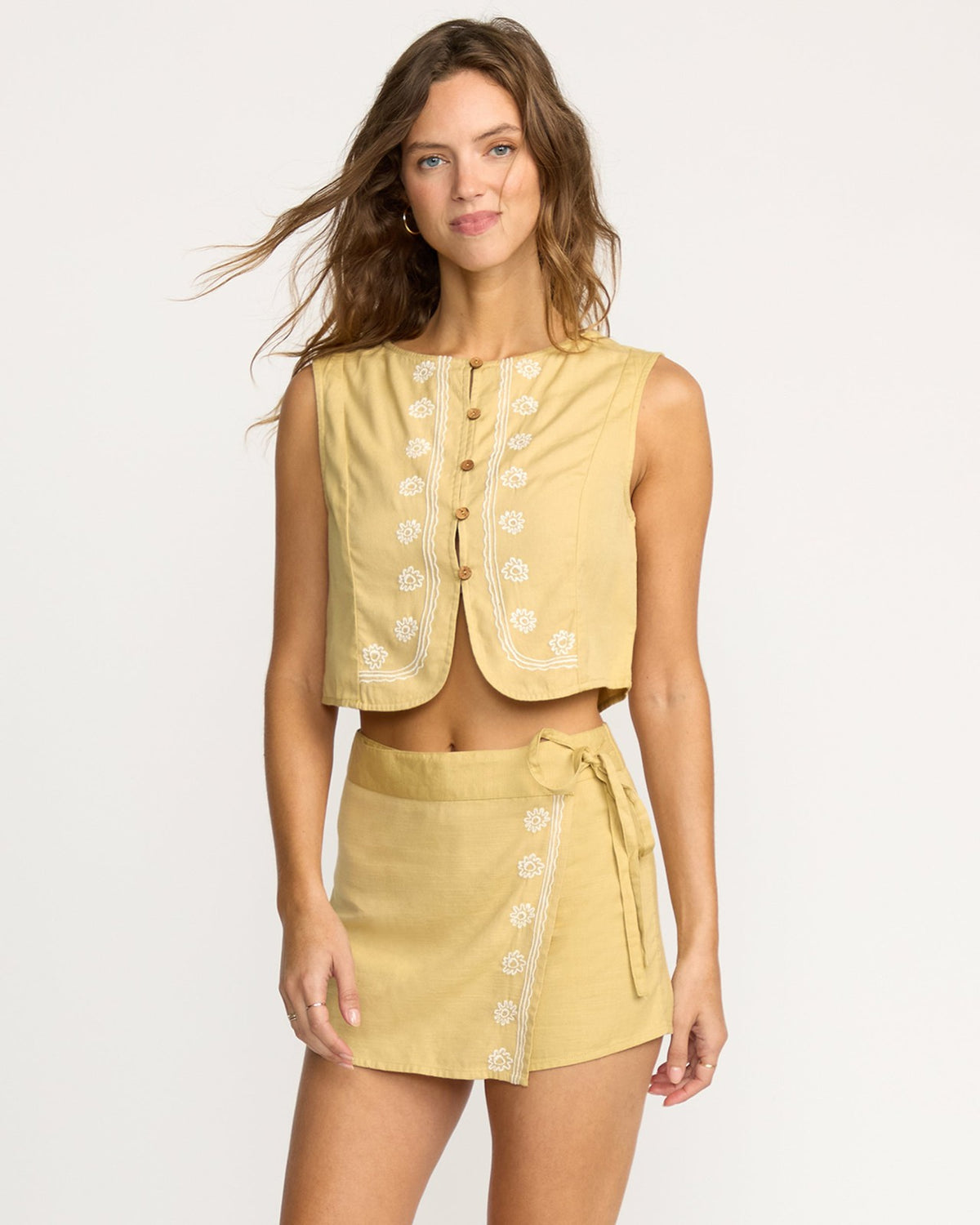 Billabong Your Crush Skort - Light Olive