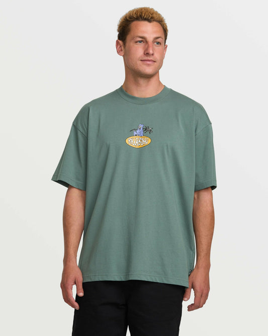 Billabong Tropical Reaper OG Tee - Dark Slate