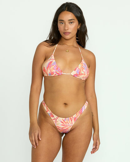 Billabong Tropic Wave Reversible Tanga Bikini Bottom - Multi
