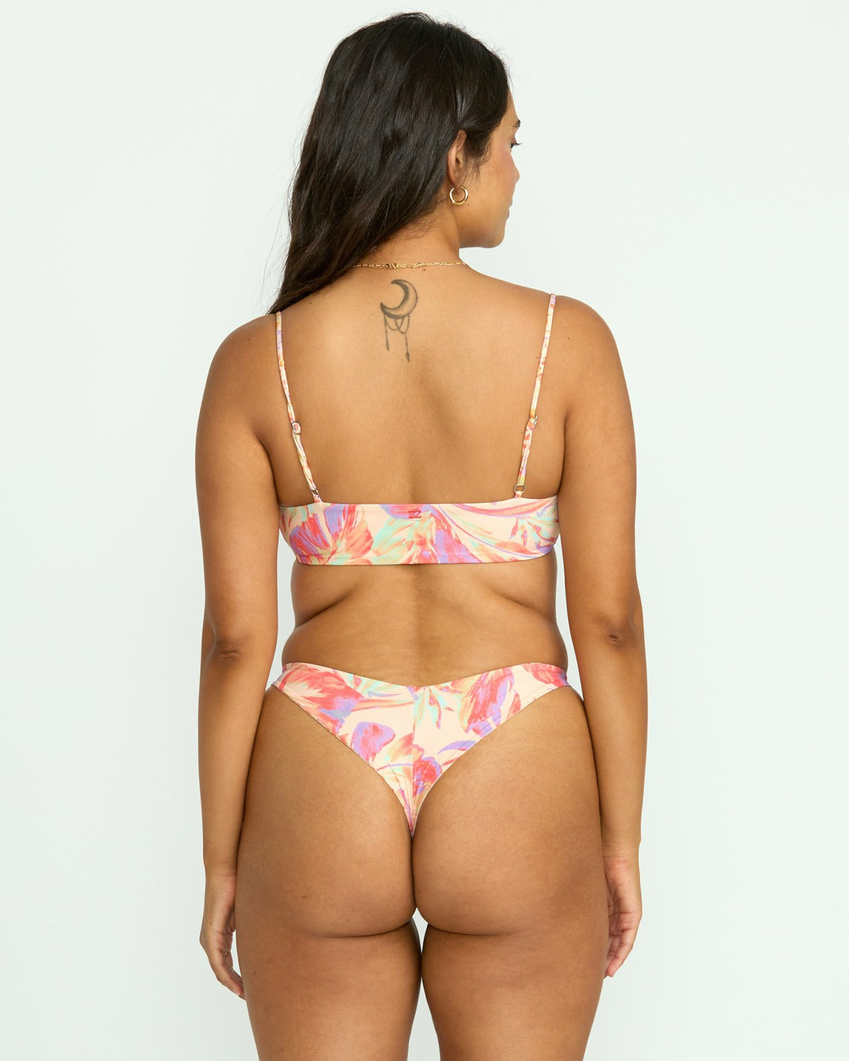 Billabong Tropic Wave Reversible Jaclyn Crop Bikini Top - Multi