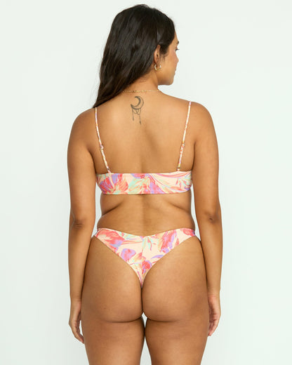 Billabong Tropic Wave Reversible Jaclyn Crop Bikini Top - Multi